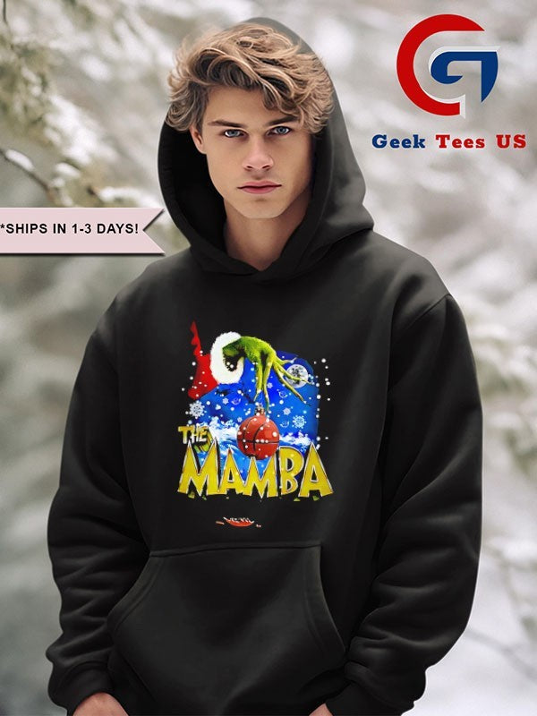 The Mamba Grinch hand Bauble Basketball Christmas shirt
