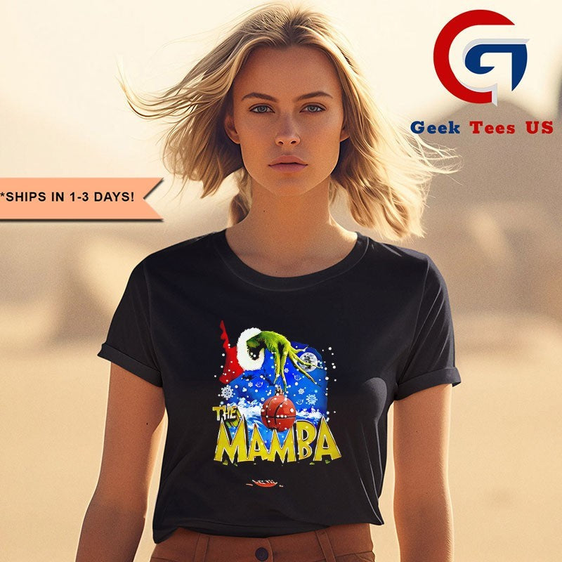 The Mamba Grinch hand Bauble Basketball Christmas shirt