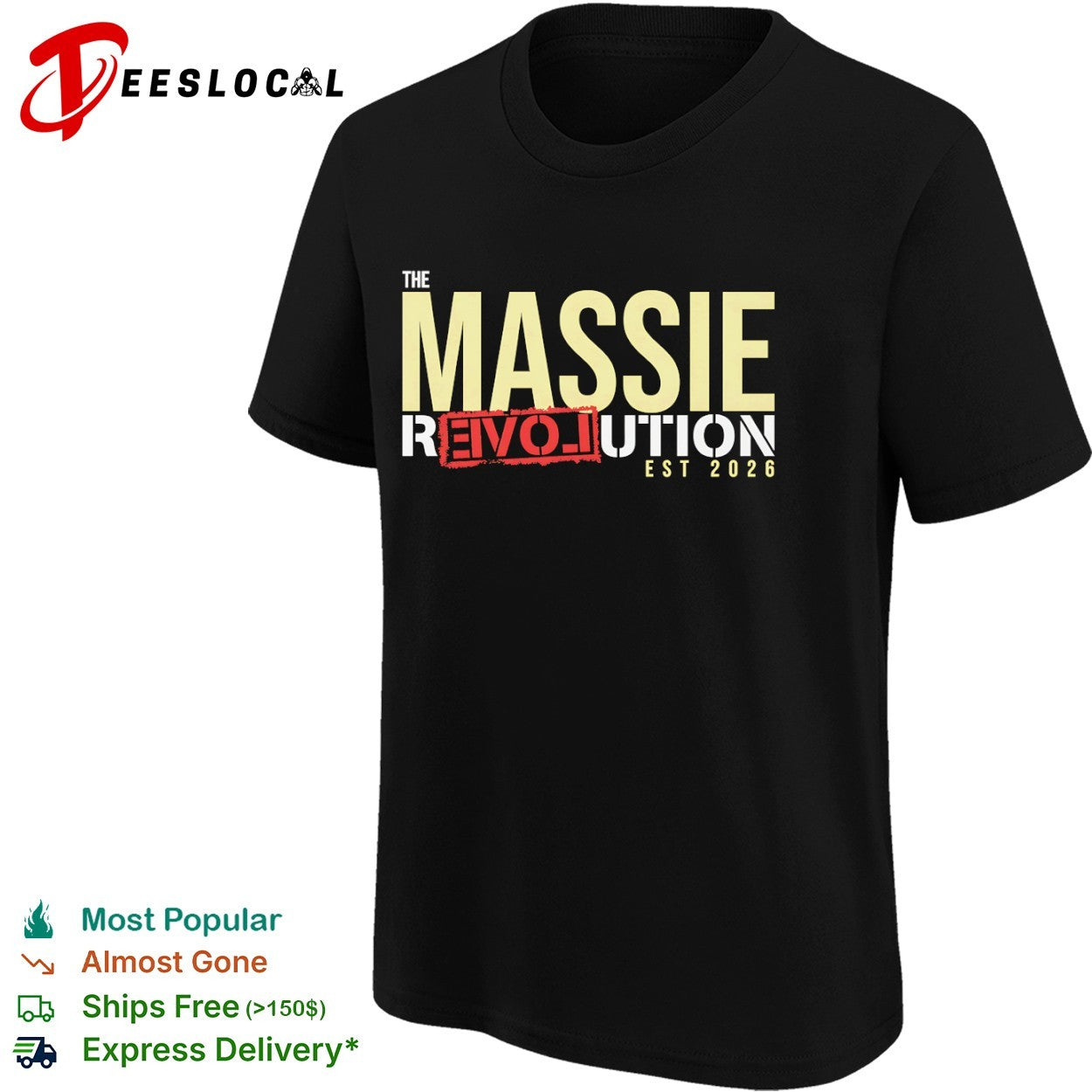 The Massie Revolution Est 2026 Political Movement shirt