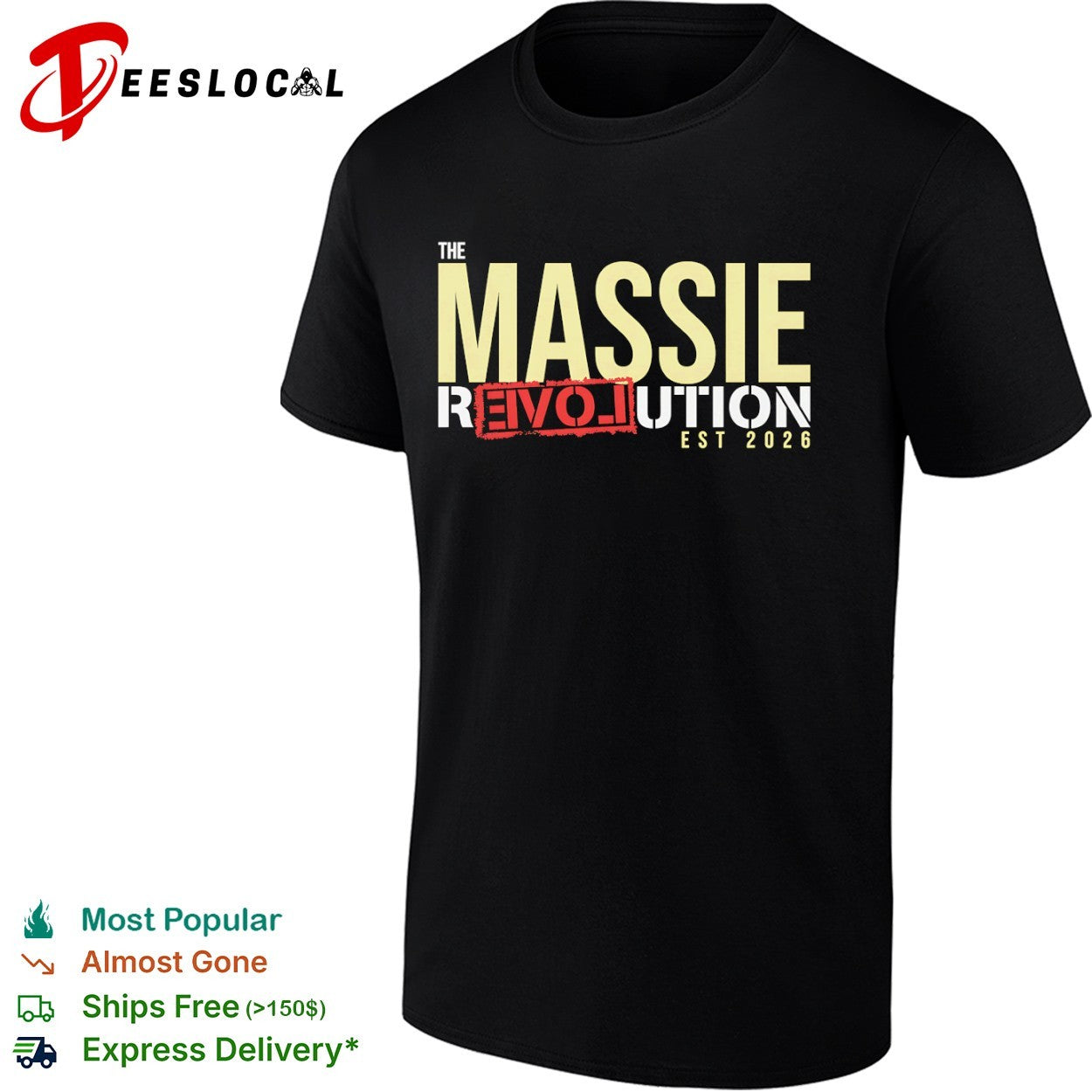 The Massie Revolution Est 2026 Political Movement shirt