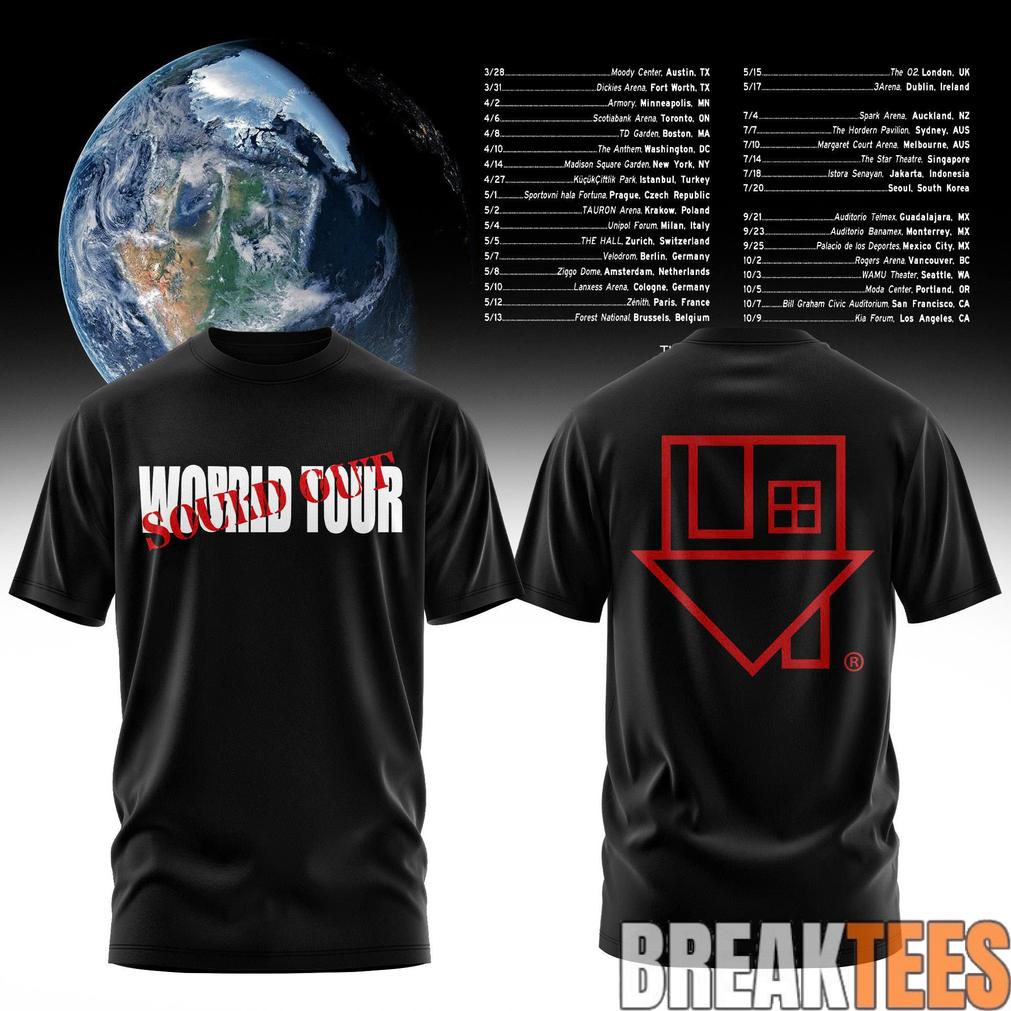 The Neighbourhood The Wourld Tour 2026 Limited Shirt