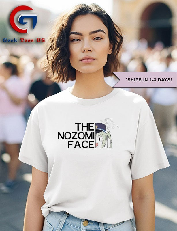 The Nozomi face anime shirt