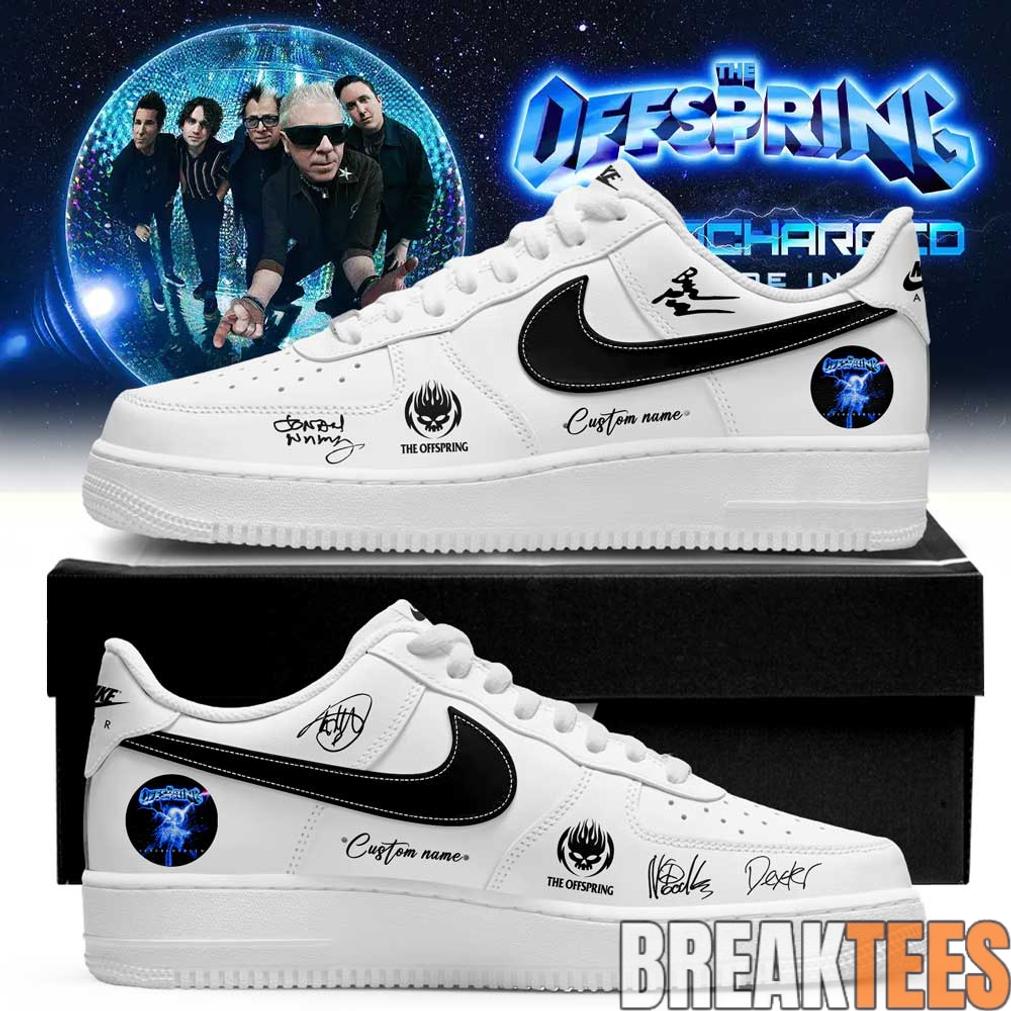 The Offspring SUPERCHARGED North American Tour Custom Edition AF1 Shoes