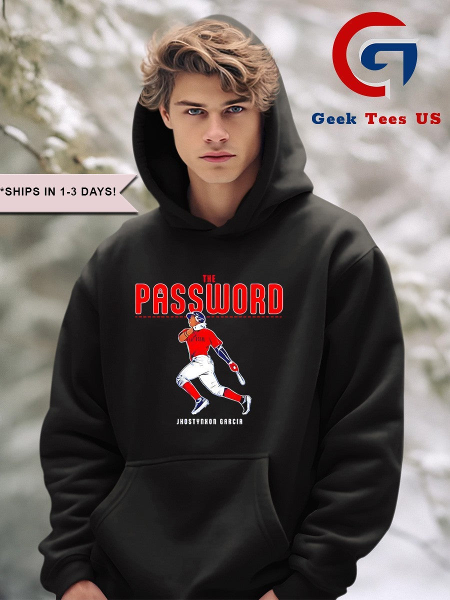 The Password Jhostynxon Garcia Bioston Red Sox shirt