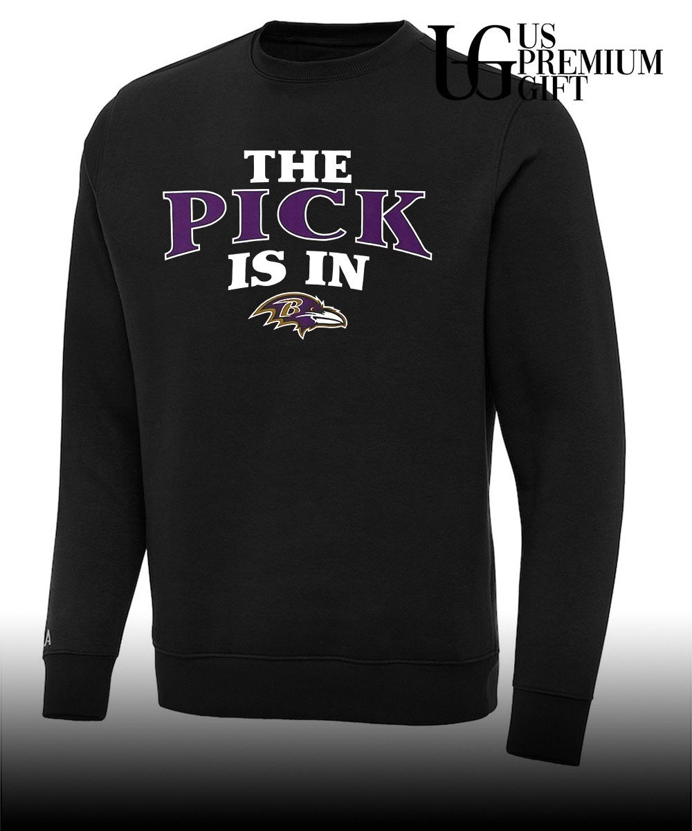 The Pick is in Baltimore Ravens Football shirt