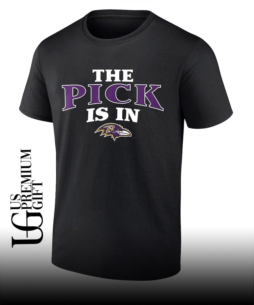 The Pick is in Baltimore Ravens Football shirt