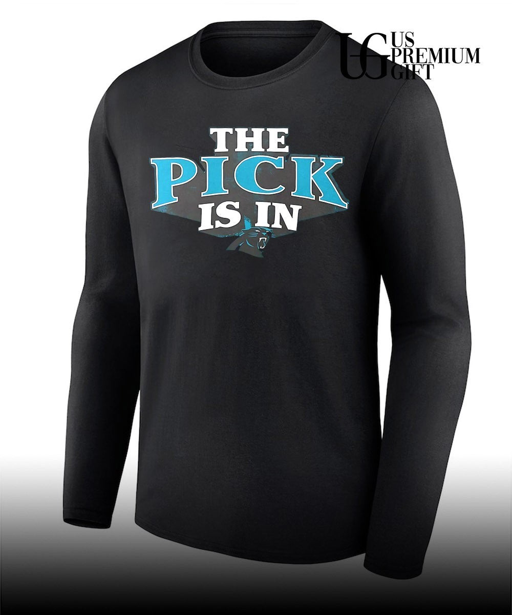 The Pick is in Carolina Panthers Football shirt