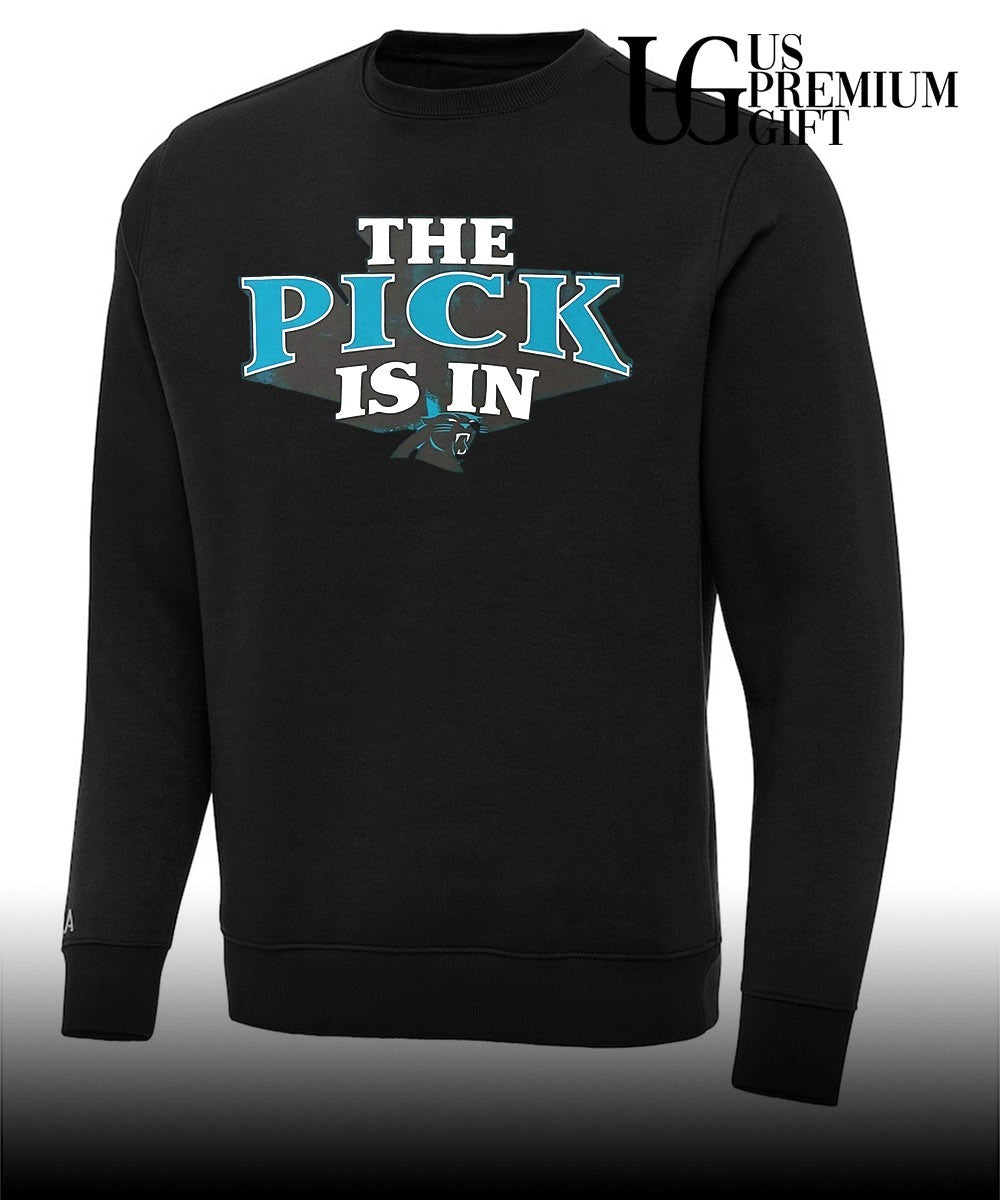 The Pick is in Carolina Panthers Football shirt