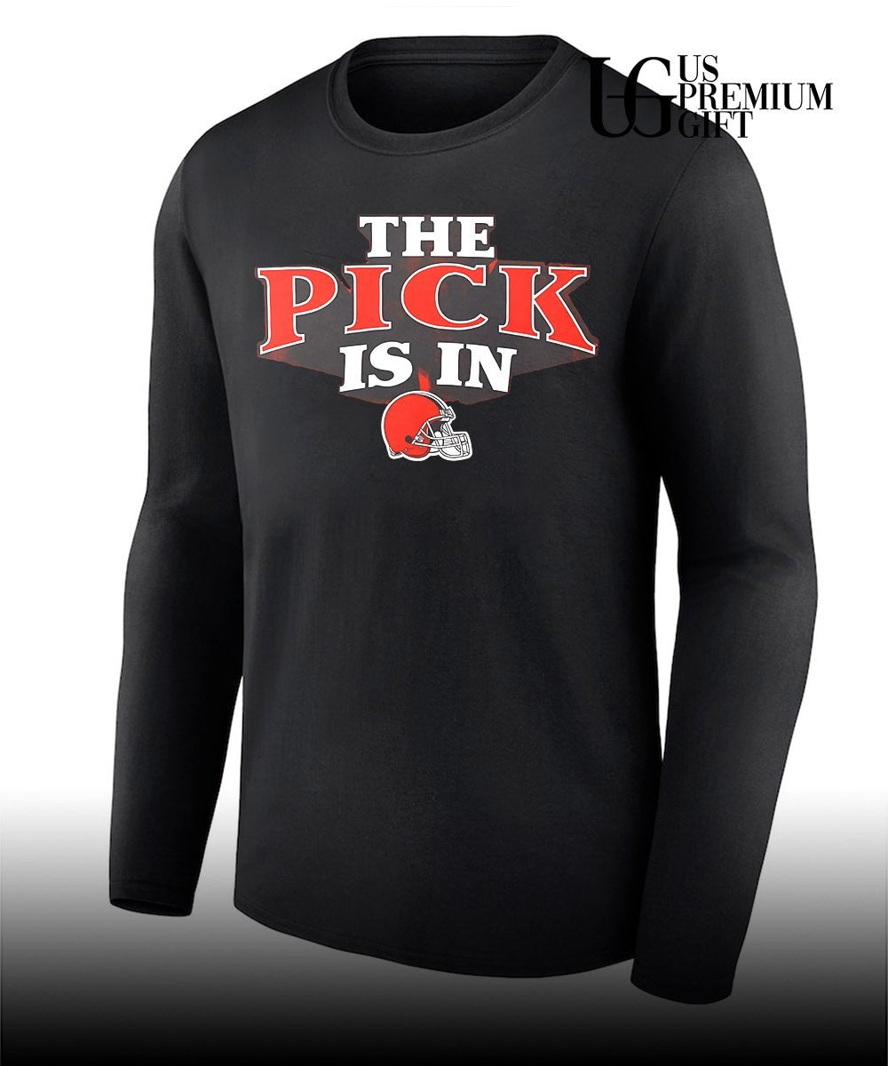 The Pick is in Cleveland Browns Football shirt