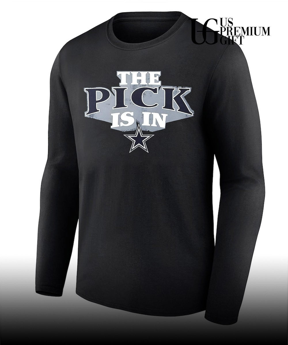 The Pick is in Dallas Cowboys Football shirt