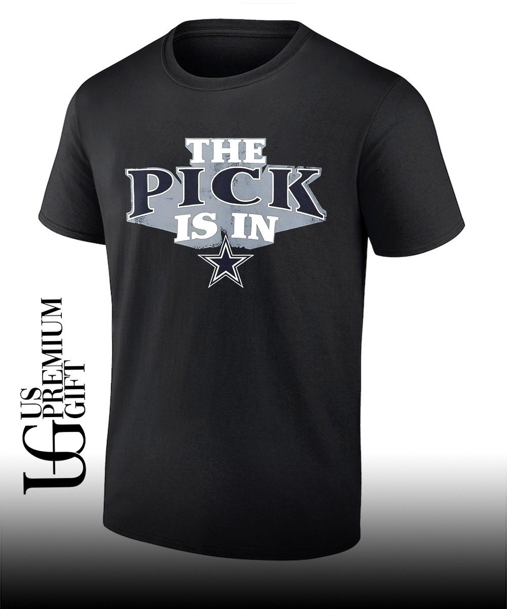 The Pick is in Dallas Cowboys Football shirt