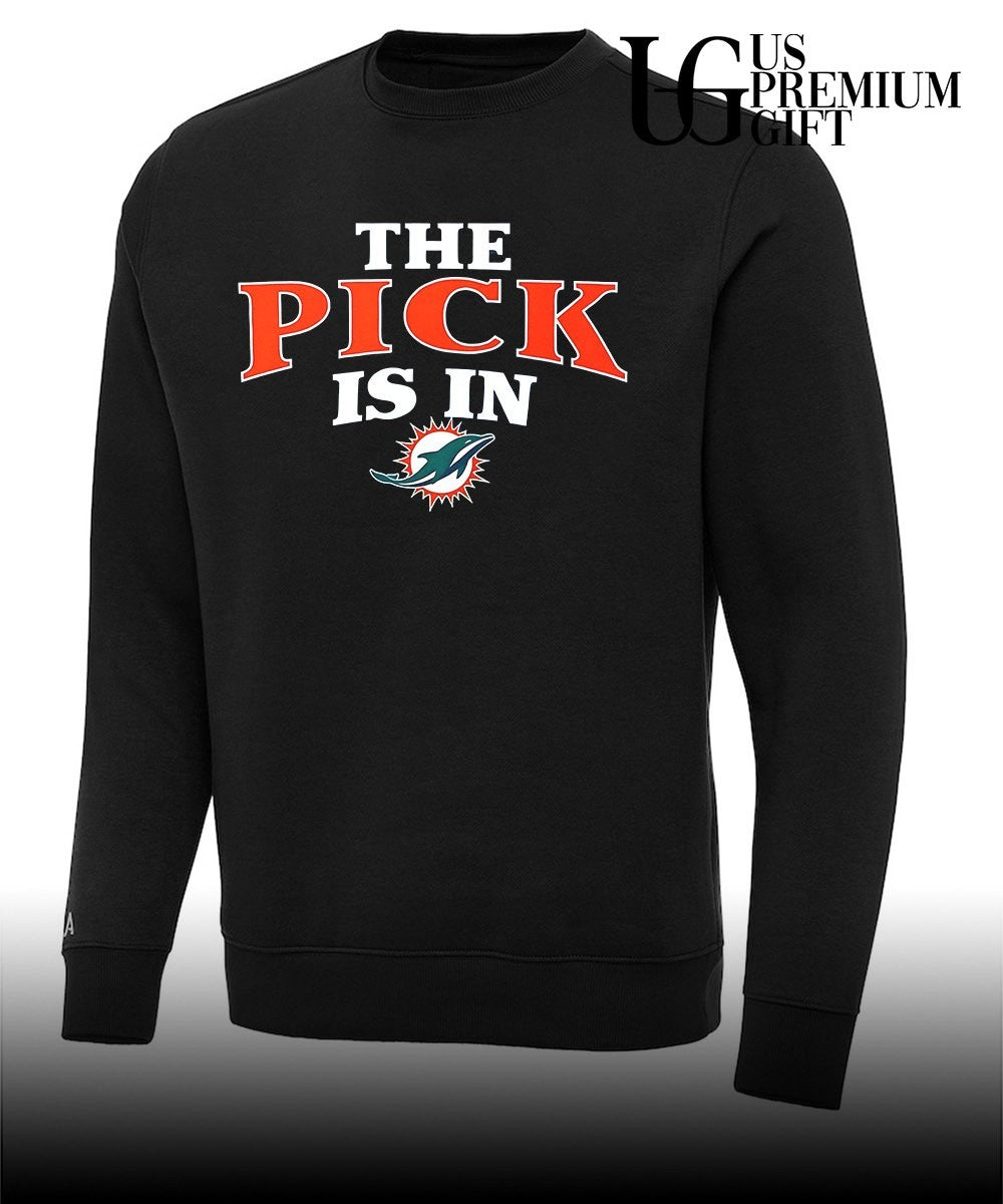 The Pick is in Miami Dolphins Football shirt
