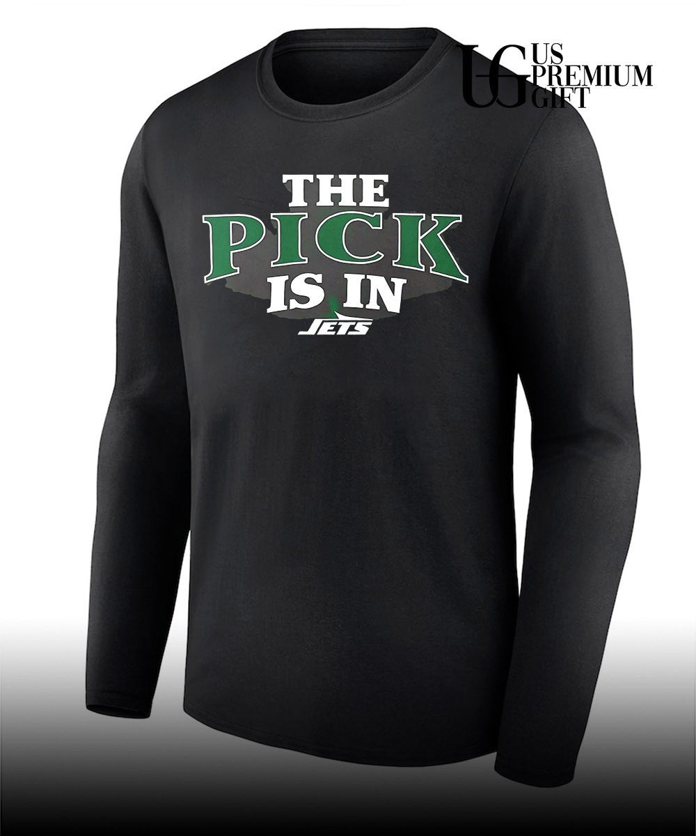 The Pick is in New York Jets Football shirt