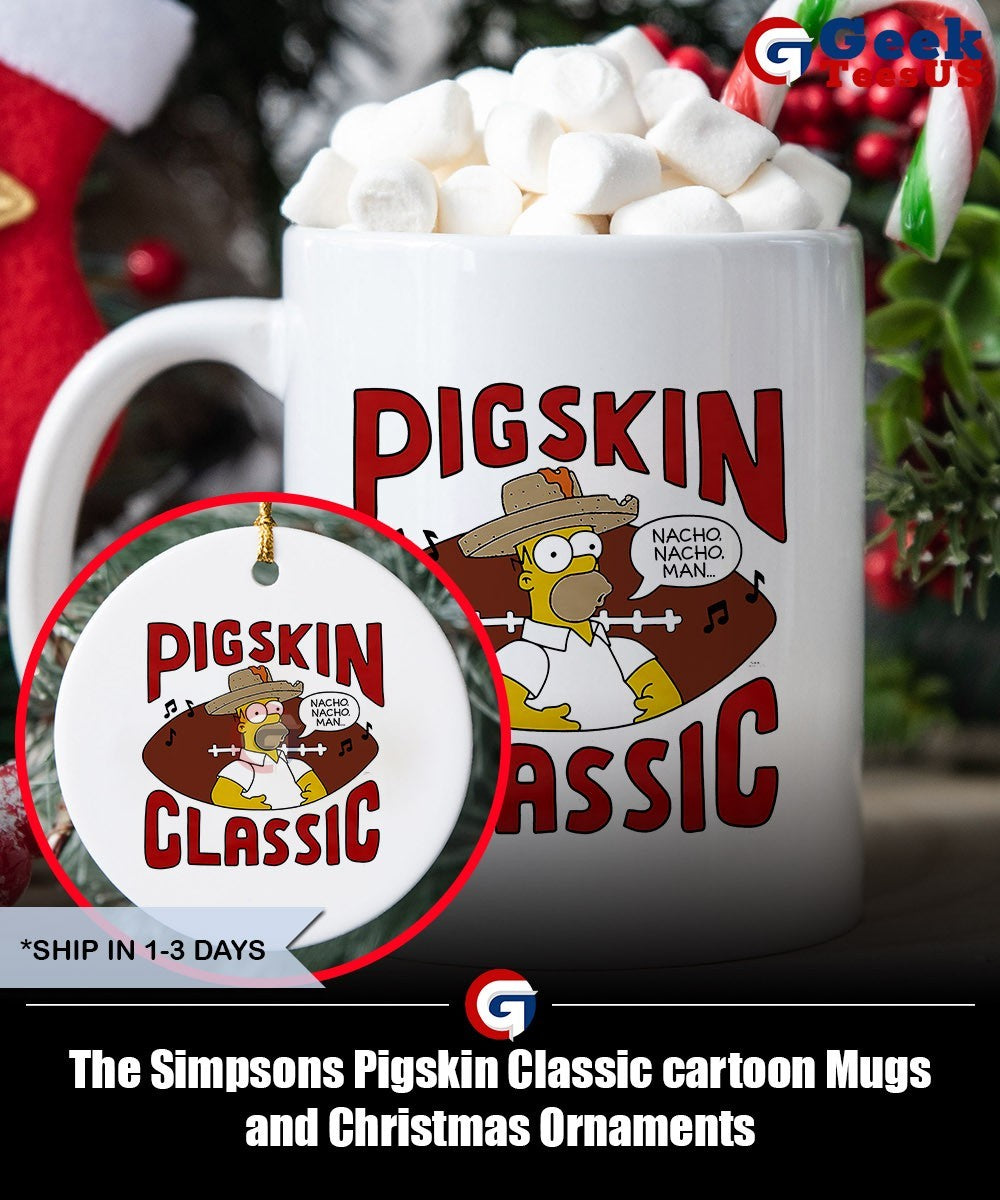 The Simpsons Pigskin Classic cartoon shirt