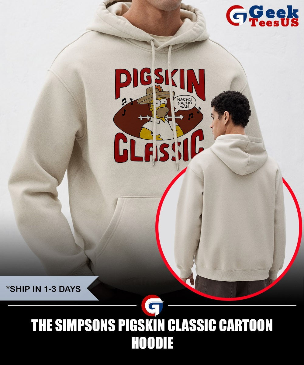 The Simpsons Pigskin Classic cartoon shirt