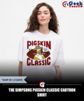 The Simpsons Pigskin Classic cartoon shirt