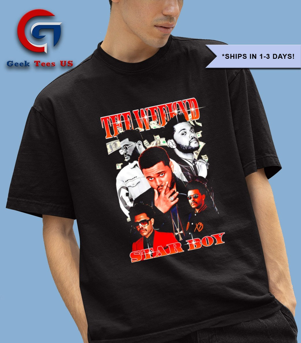 The Weeknd Starboy graphic shirt