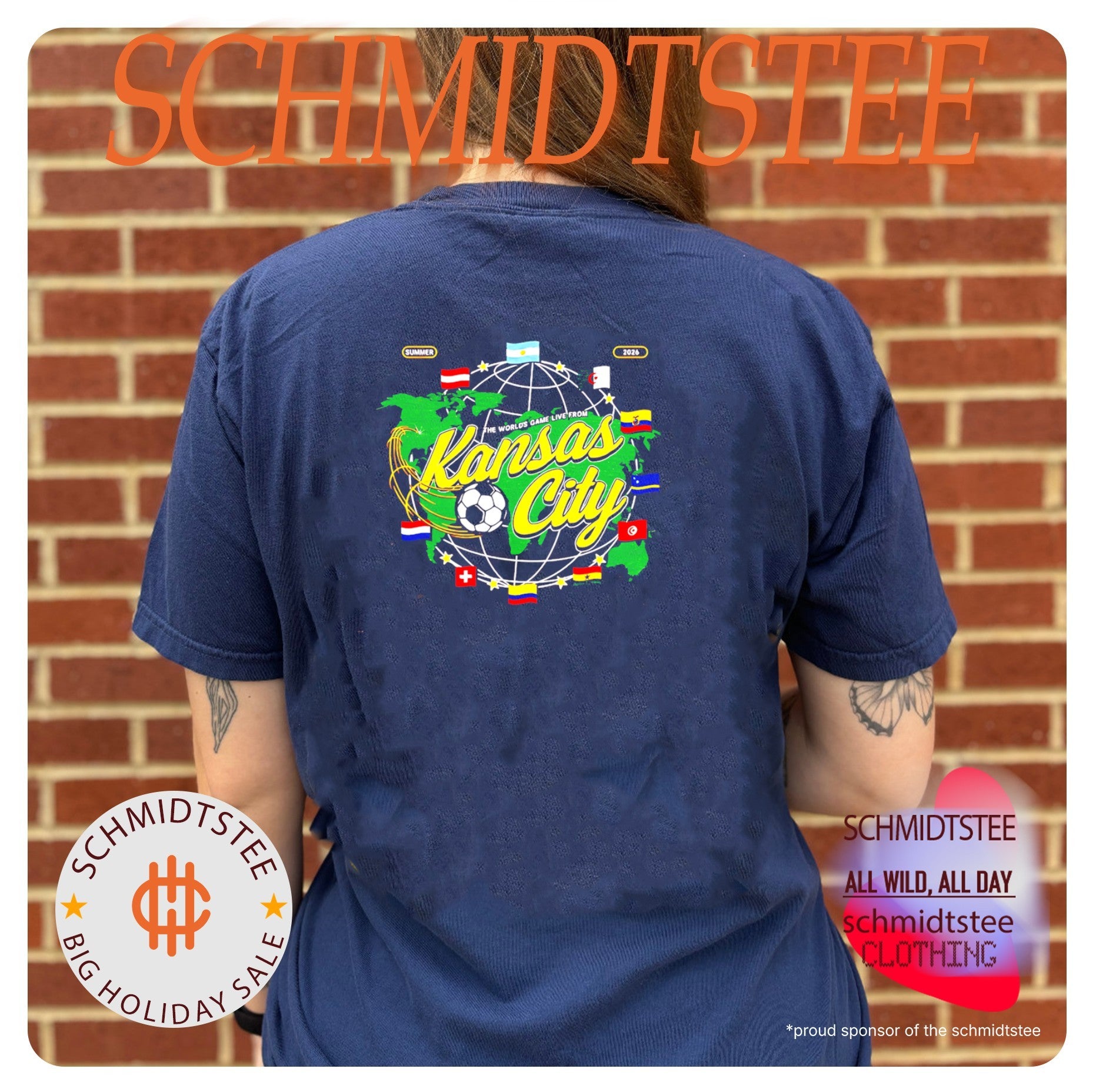 The Worlds Game Live From Kansas City Soccer Souvenir flag shirt