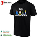 The dads cartoon dads Simps crossing the road shirt