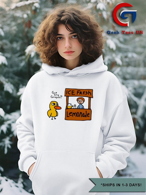 The duck song got any grapes ice fresh lemonade shirt