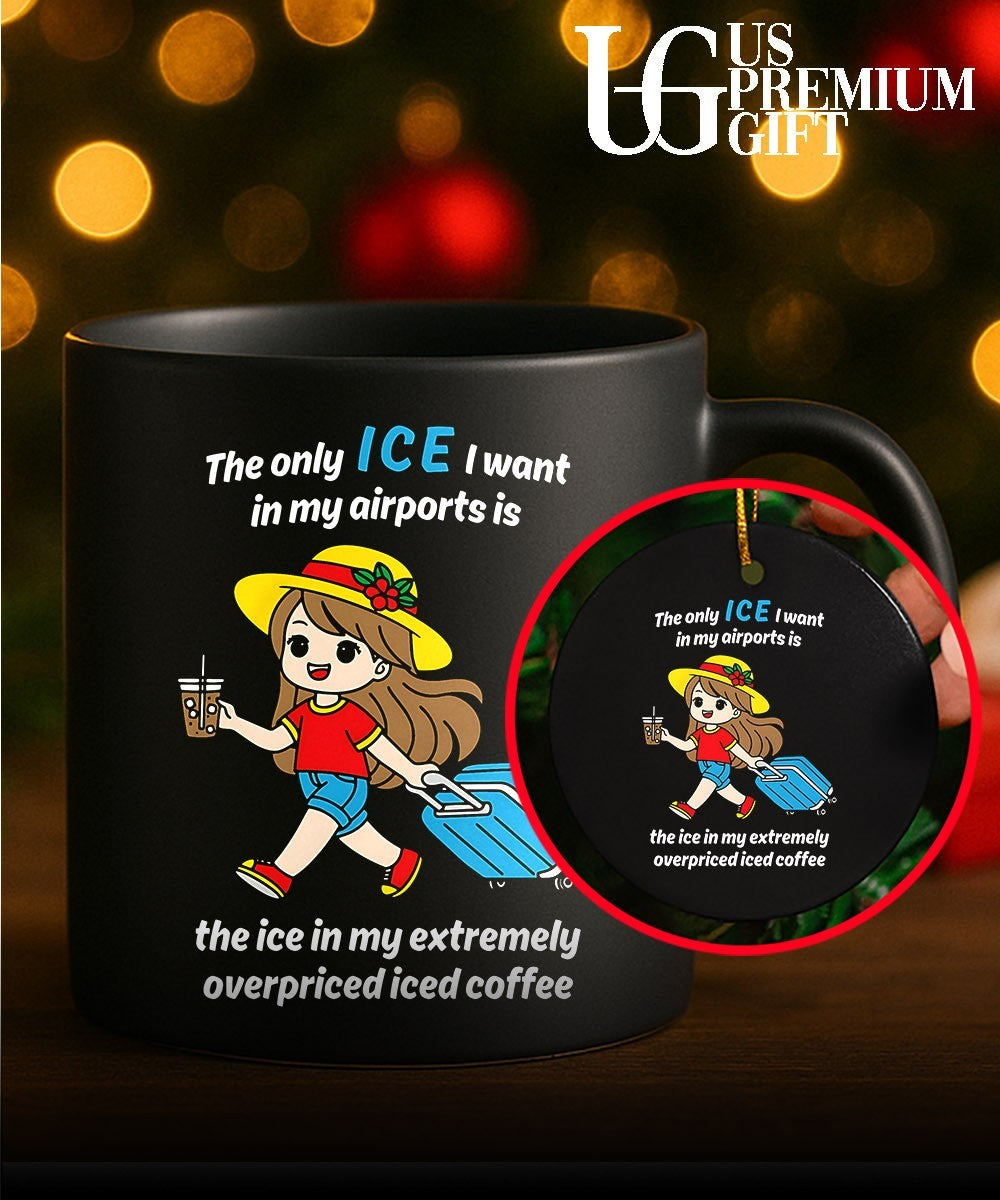 The only ice I want in my airports is the ice in my extermely overpriced iced coffee shirt