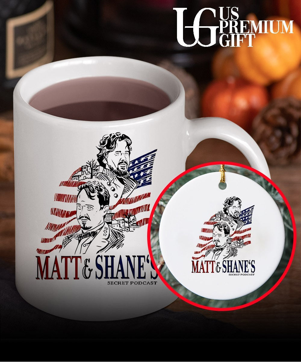 Theo Von wears Matt and Shane’s shirt