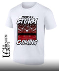 There is a Storm Coming basketball shirt