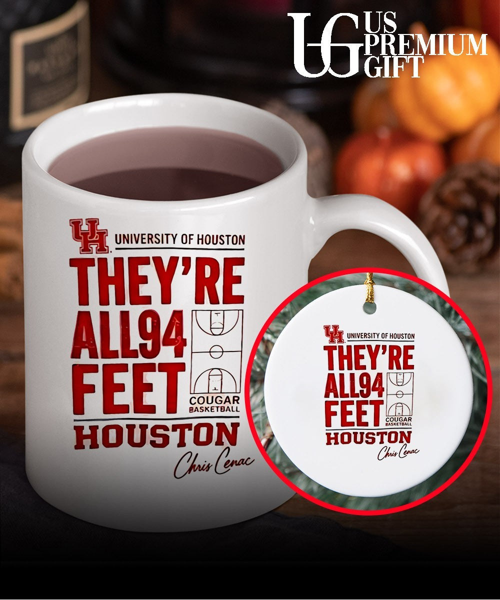 They’re all 94 feet Houston Cougars basketball shirt