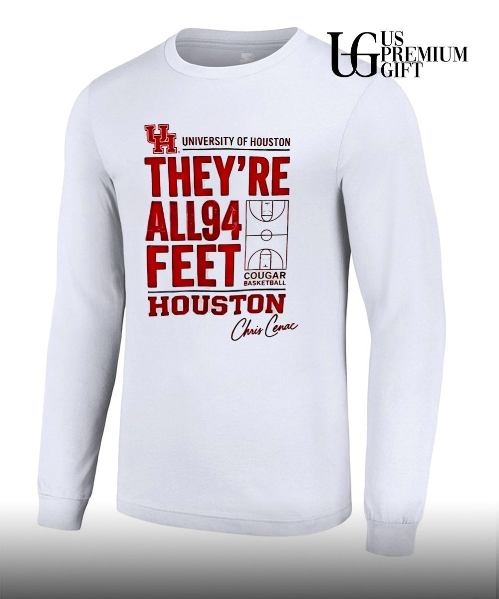 They’re all 94 feet Houston Cougars basketball shirt