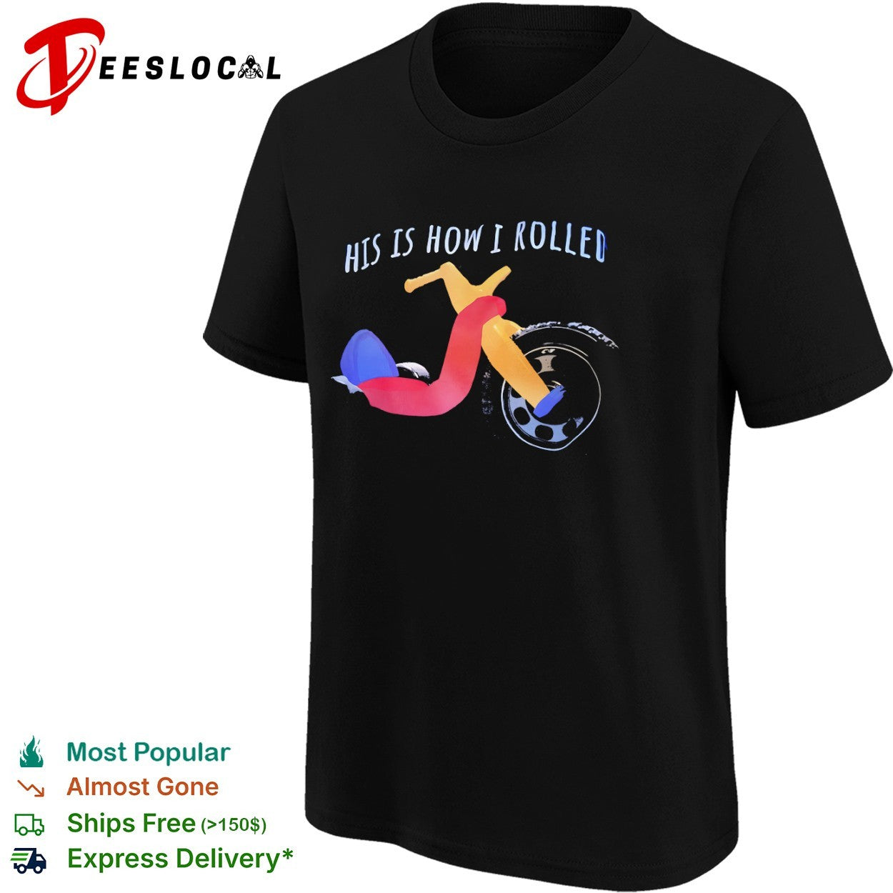 This Is How I Rolled Tricycle childhood shirt