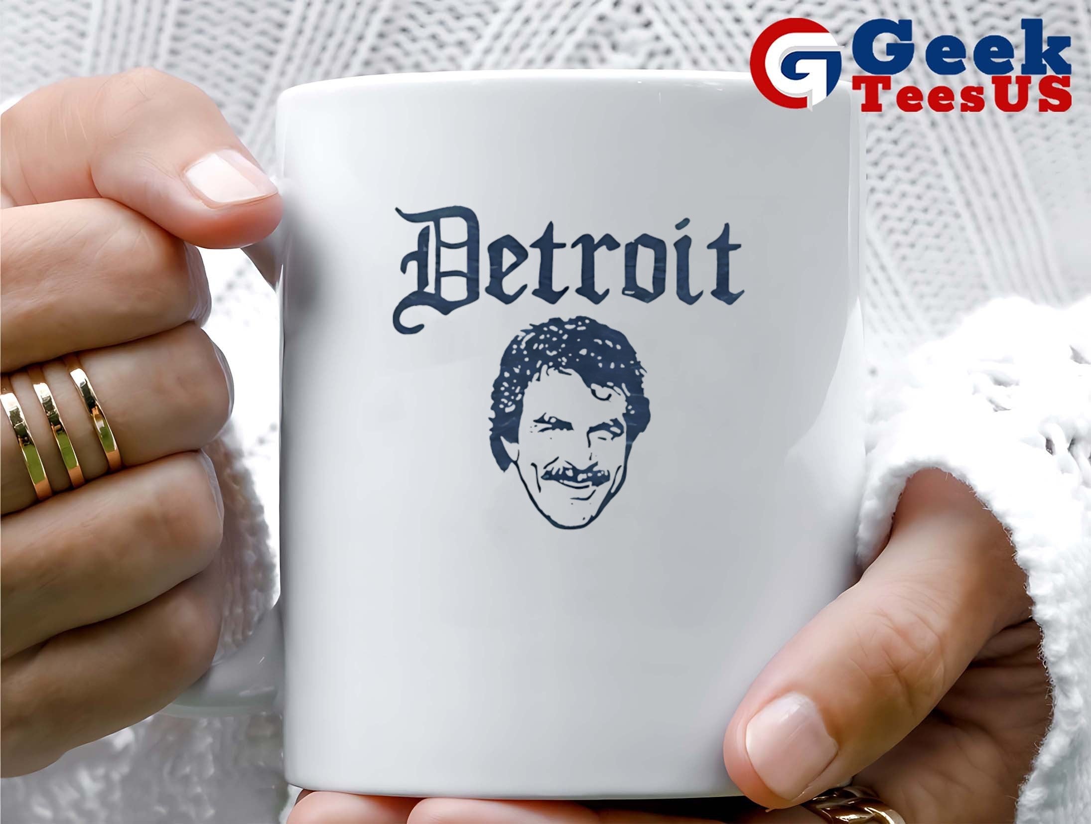 Thomas Magnum big head Detroit Tigers shirt