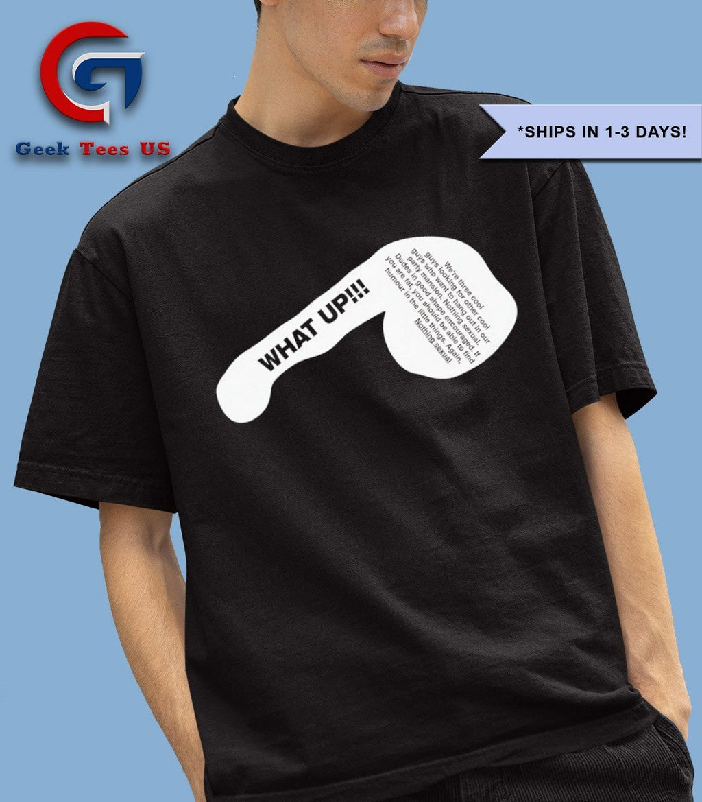 Three Cool Guys party mansion invitation shirt
