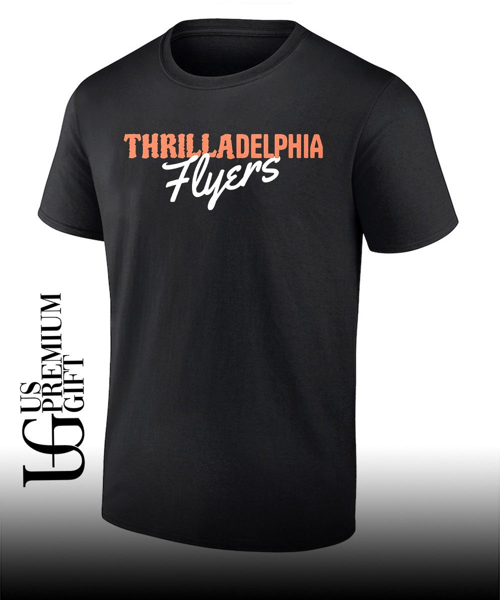 Thrilladelphia flyers logo shirt