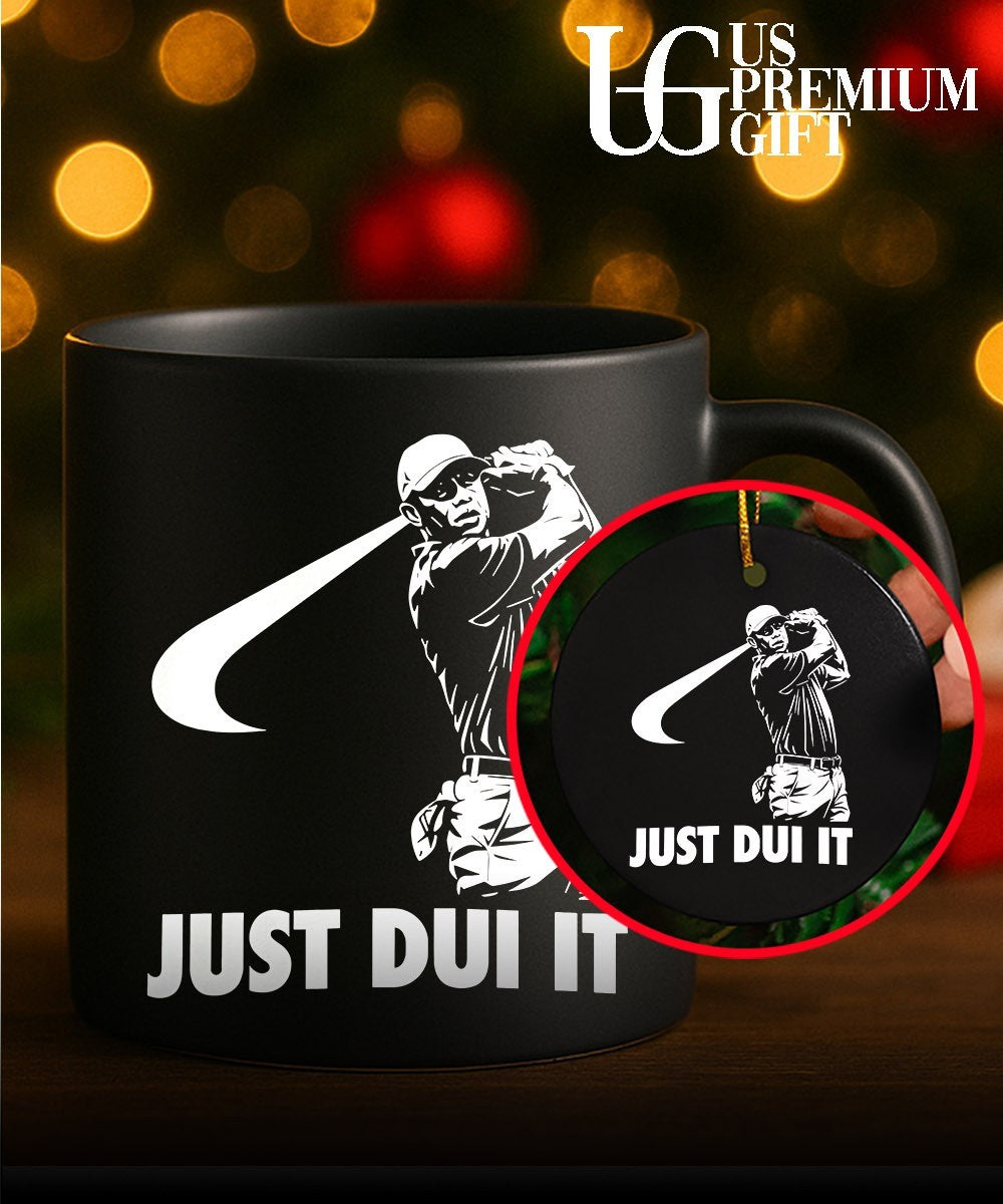 Tiger Woods Just DUT It logo shirt