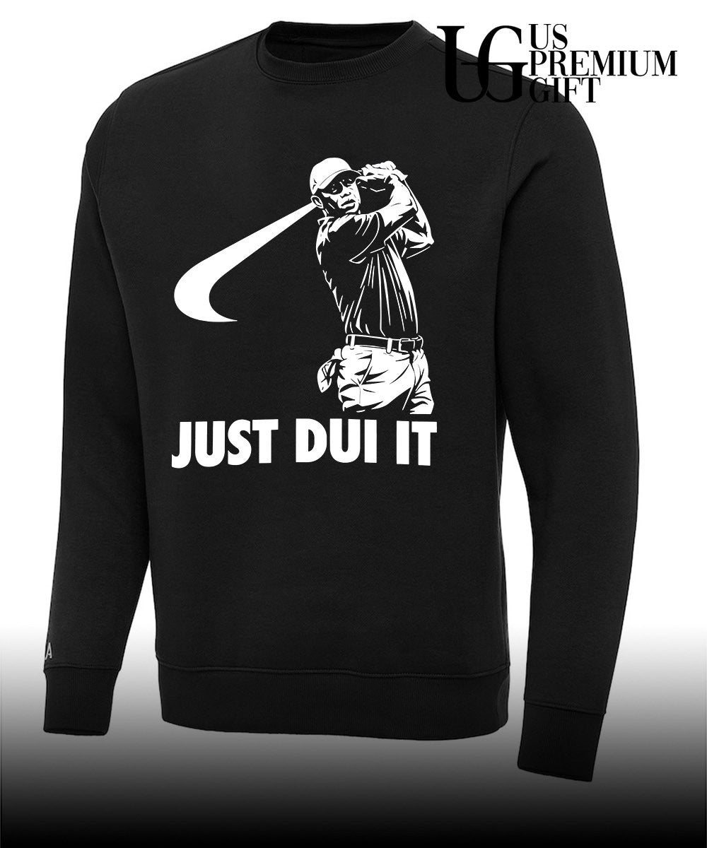 Tiger Woods Just DUT It logo shirt