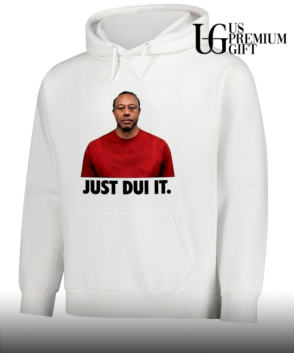 Tiger Woods Just Dui It mugshot shirt