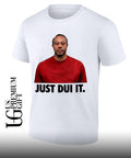Tiger Woods Just Dui It mugshot shirt