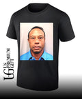 Tiger Woods mugshot 2026 portrait shirt