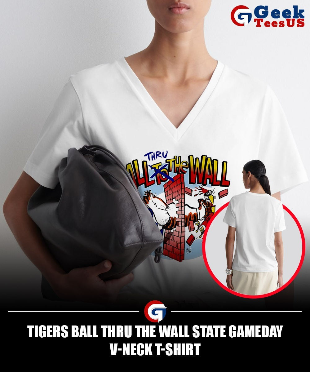 Tigers ball thru the wall State Gameday shirt