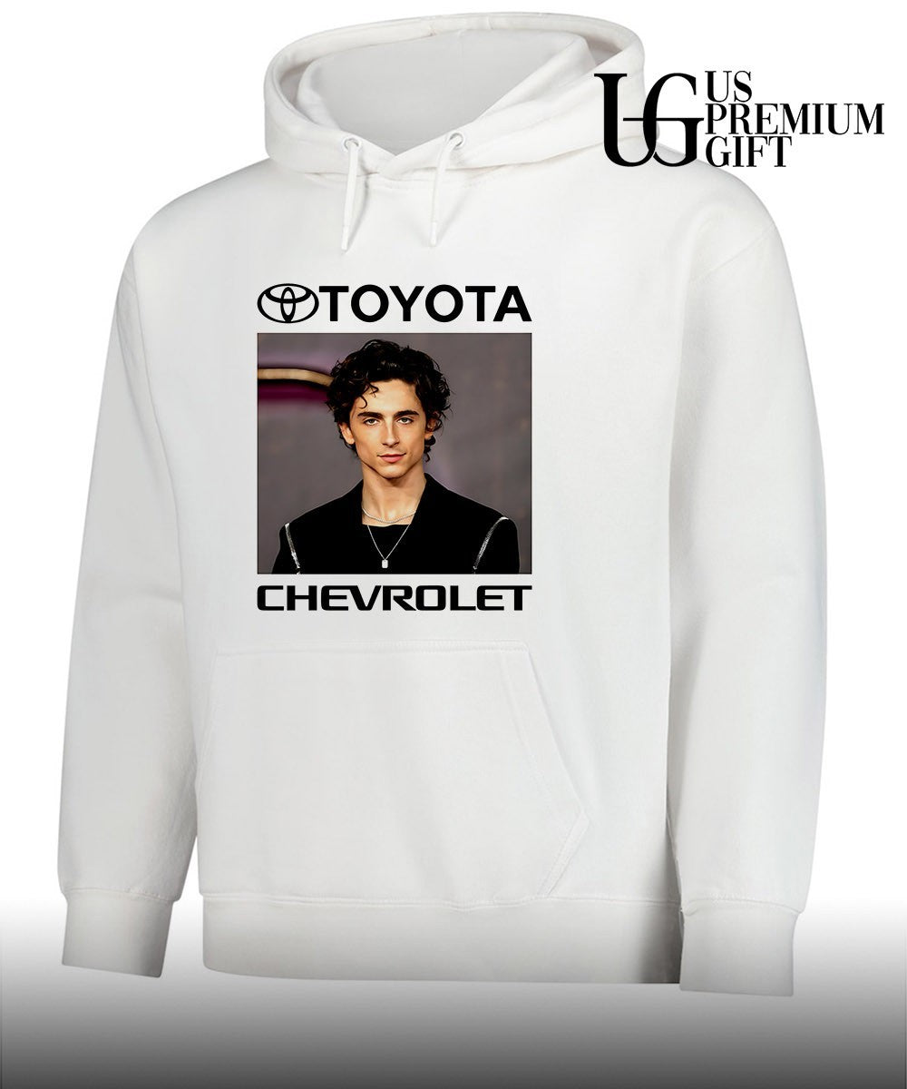 Timothée Chalamet Toyota Chevrolet shirt