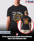 Tis the season to be Spooky Season Clemson Tigers 2025 Halloween shirt