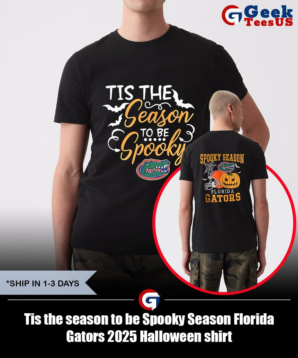 Tis the season to be Spooky Season Florida Gators 2025 Halloween shirt