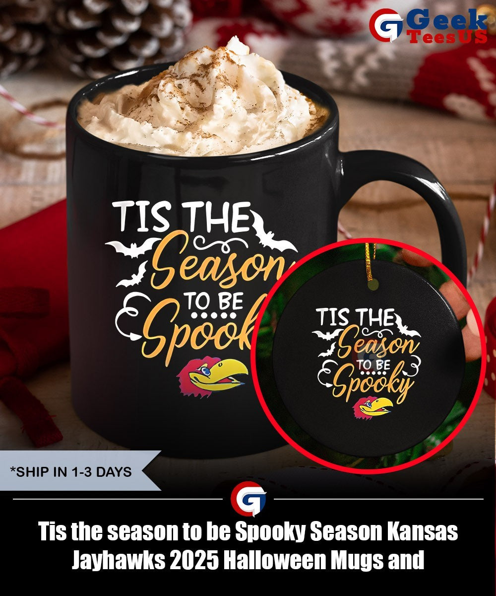 Tis the season to be Spooky Season Kansas Jayhawks 2025 Halloween shirt