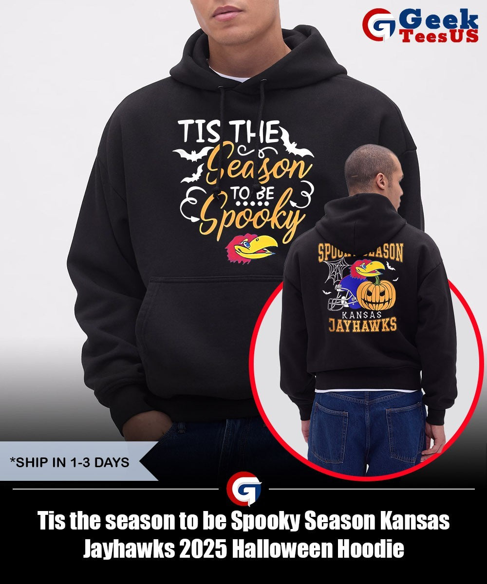 Tis the season to be Spooky Season Kansas Jayhawks 2025 Halloween shirt