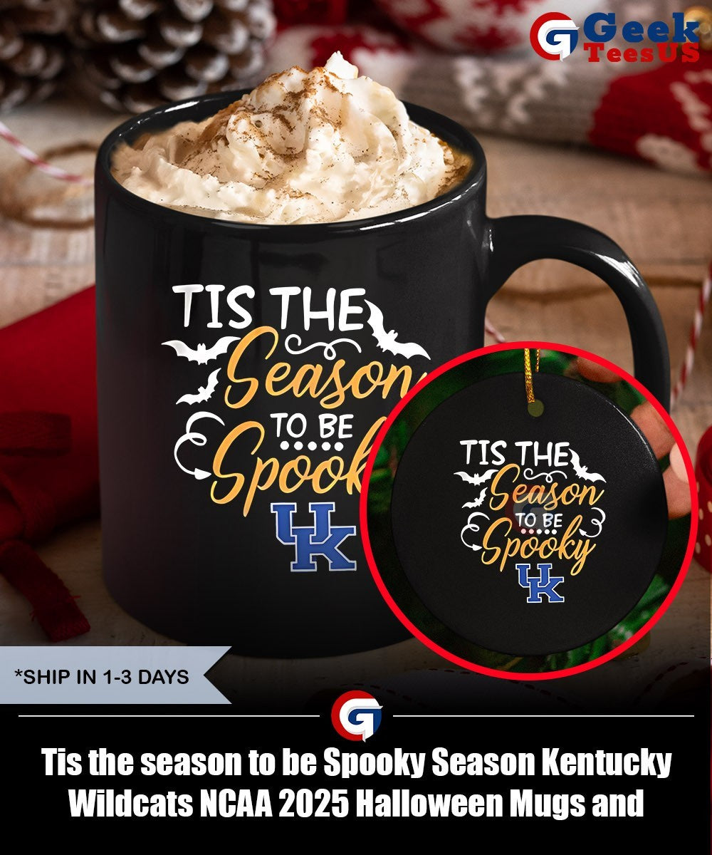 Tis the season to be Spooky Season Kentucky Wildcats NCAA 2025 Halloween shirt