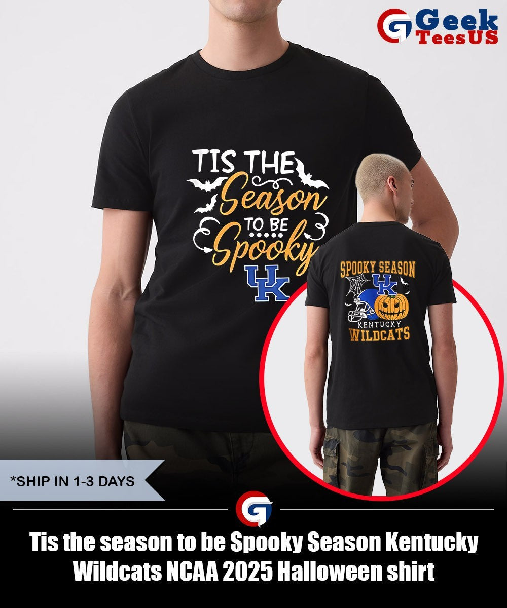 Tis the season to be Spooky Season Kentucky Wildcats NCAA 2025 Halloween shirt