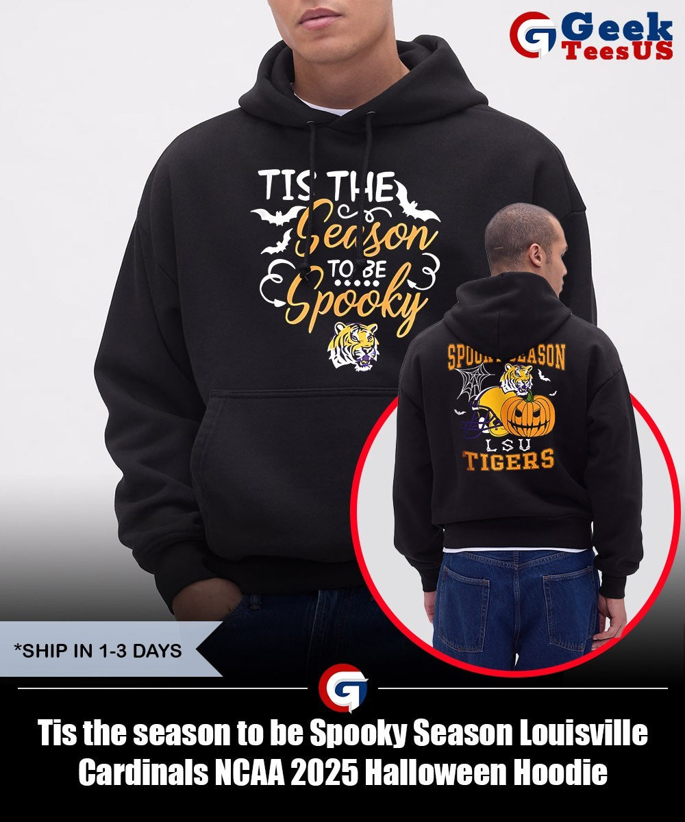 Tis the season to be Spooky Season Louisville Cardinals NCAA 2025 Halloween shirt
