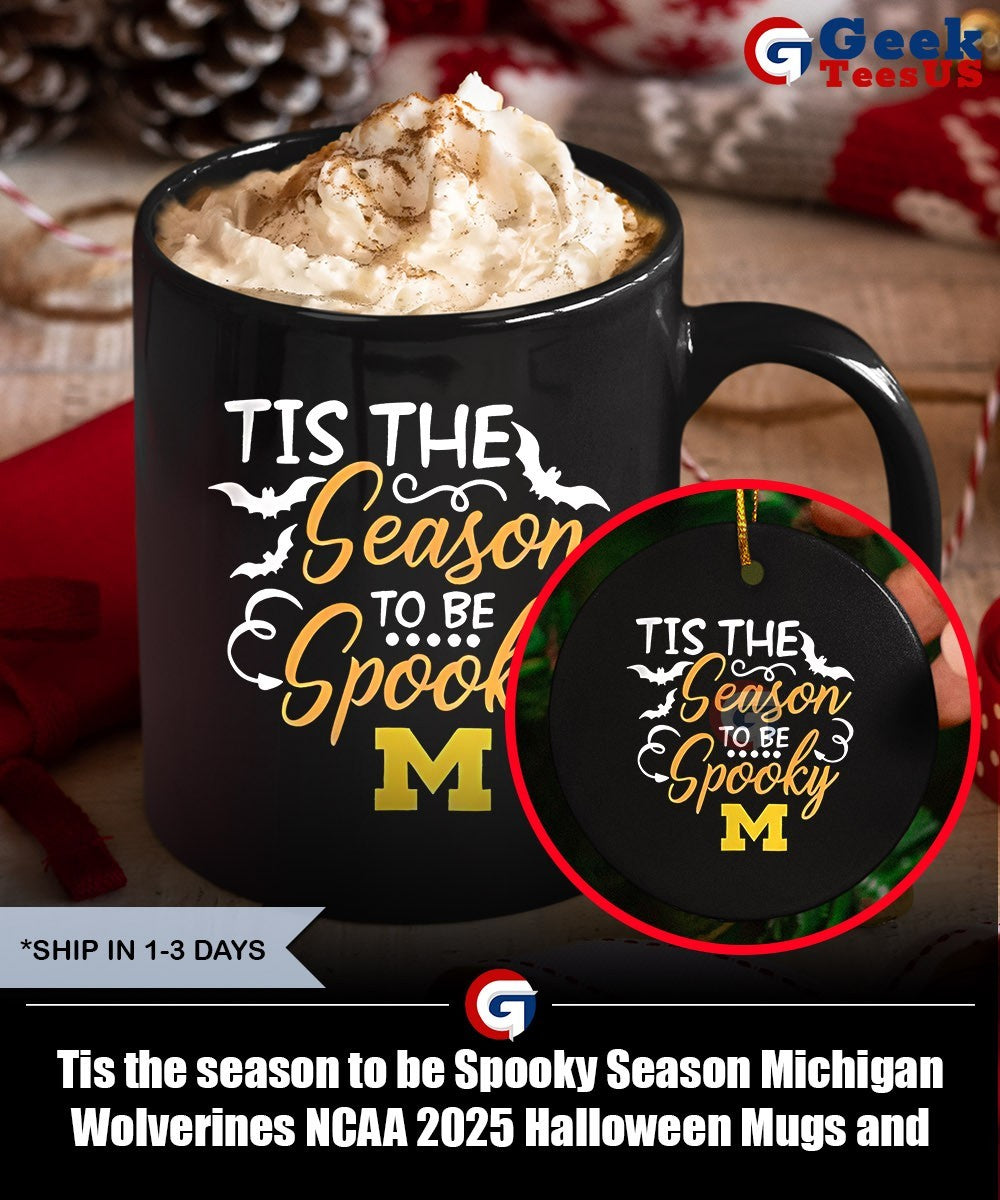 Tis the season to be Spooky Season Michigan Wolverines NCAA 2025 Halloween shirt