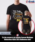 Tis the season to be Spooky Season Michigan Wolverines NCAA 2025 Halloween shirt