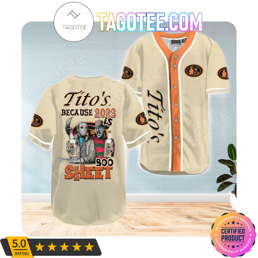 Tito’s Freddy And Jason 2023 Boo Sheet Jerseys